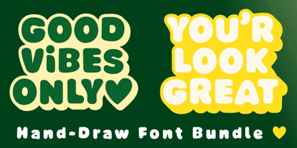 Avocado Hand Font Poster 3