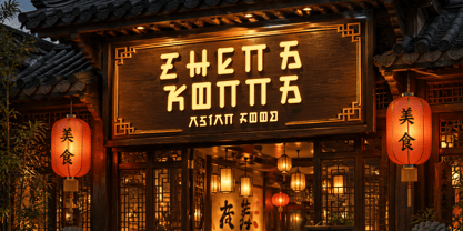 Chinese Dynasty Font Poster 3