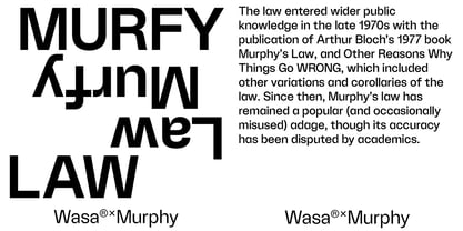 Wasa Font Poster 4