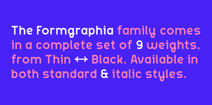 Formgraphia Font Poster 3