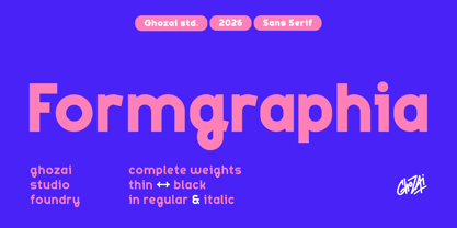 Formgraphia Font Poster 1