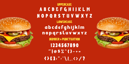 Burger Riot Font Poster 5