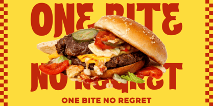 Burger Riot Font Poster 4