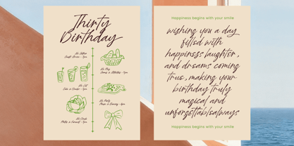 Oldpen Sunday Font Poster 9