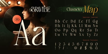 Bravibe Font Poster 2
