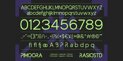 Pimoora Font Poster 2