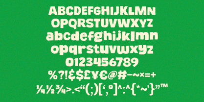 Chunky Popys Font Poster 11