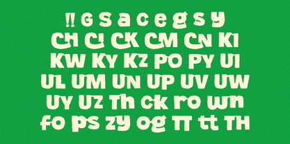 Chunky Popys Font Poster 12