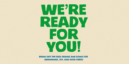 Chunky Popys Font Poster 9