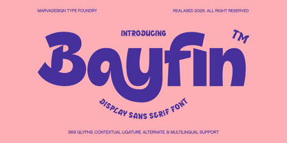 Bayfin Font Poster 1