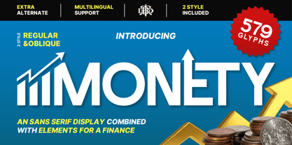 Monety Font Poster 1