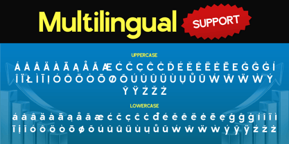 Monety Font Poster 9