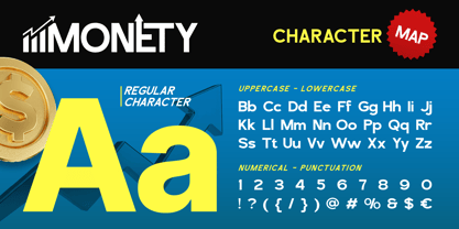 Monety Font Poster 2