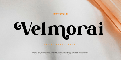 Velmorai Font Poster 1