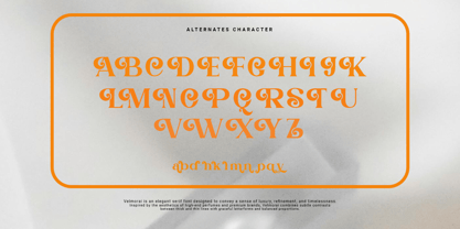 Velmorai Font Poster 2