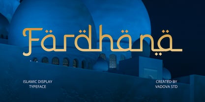 Fardhana Font Poster 1
