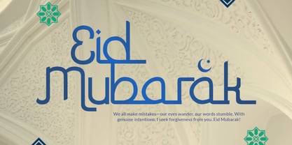 Fardhana Font Poster 4