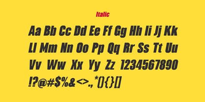 Borad Font Poster 5