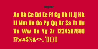 Borad Font Poster 4