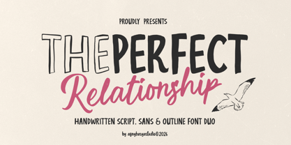 Perfect Relationship Font Poster 1