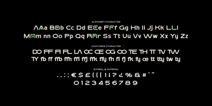 Borneo Font Poster 5