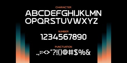 Neo Vector Font Poster 2
