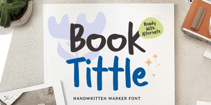 Book Tittle Font Poster 1