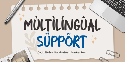 Book Tittle Font Poster 13