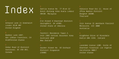 Monofrik Font Poster 7
