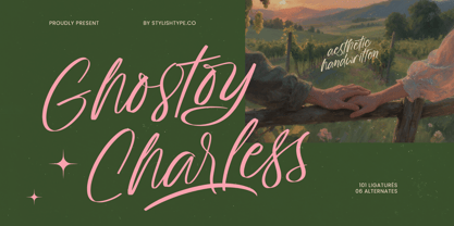 Ghostoy Charless Font Poster 1