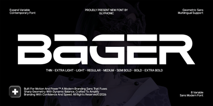 GC Bager Font Poster 1