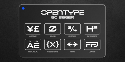 GC Bager Font Poster 4