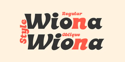 Wiona Font Poster 5