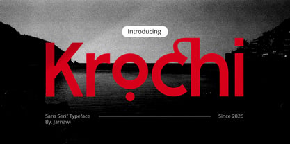 Krochi Font Poster 1