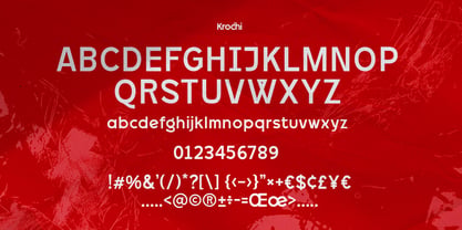 Krochi Font Poster 8