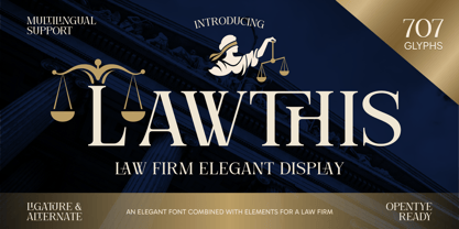 Lawthis Font Poster 1