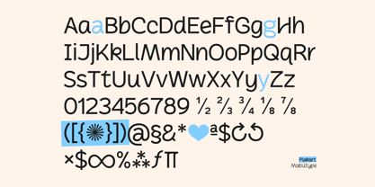 Plakart Font Poster 2