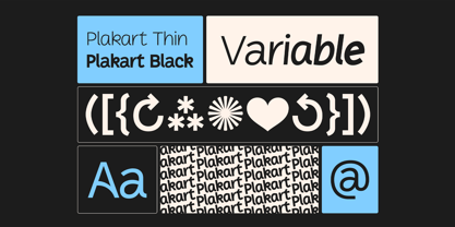 Plakart Font Poster 3