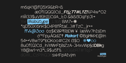 Plakart Font Poster 5