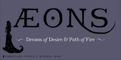 Aeterna Aeon Font Poster 6