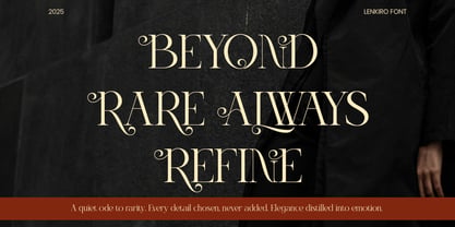 Lenkiro Font Poster 2