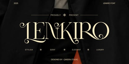 Lenkiro Font Poster 1