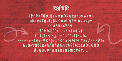 Bafitte Font Poster 8