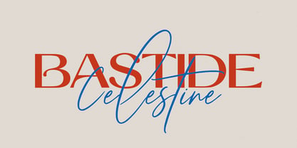 Bastide Celestine Font Poster 1