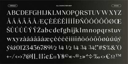 Craville Font Poster 10
