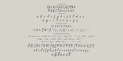 Backstand Sunday Brush Font Poster 10