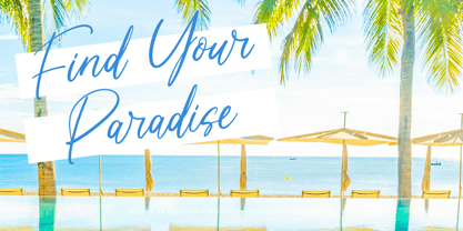 Club Vacation Font Poster 4