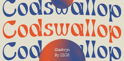 Gladwyn Font Poster 3