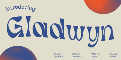 Gladwyn Font Poster 1