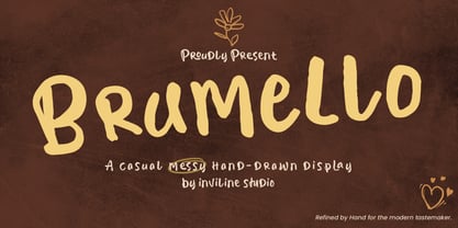 Brumello Font Poster 1